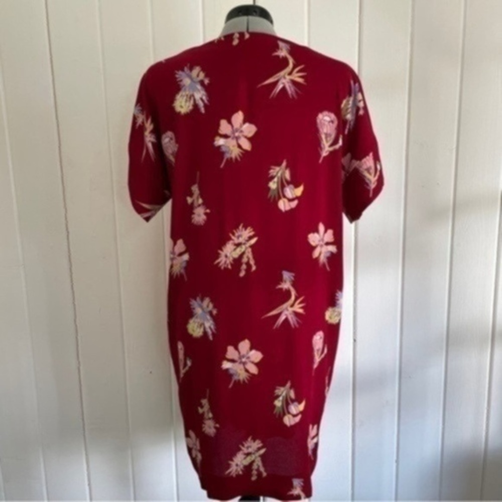 Madewell Red Birds of Paradise Dress​​​​​ - Picture 10 of 10